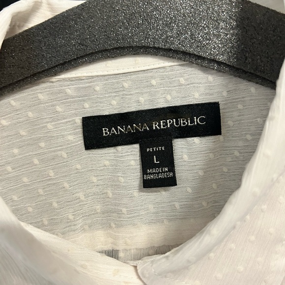 Banana Republic dot  sheet Textured Blouse - Picture 3 of 5